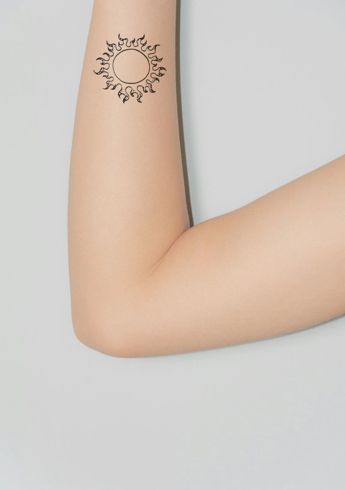 Celestial Moon & Sun Henna Tattoo Set