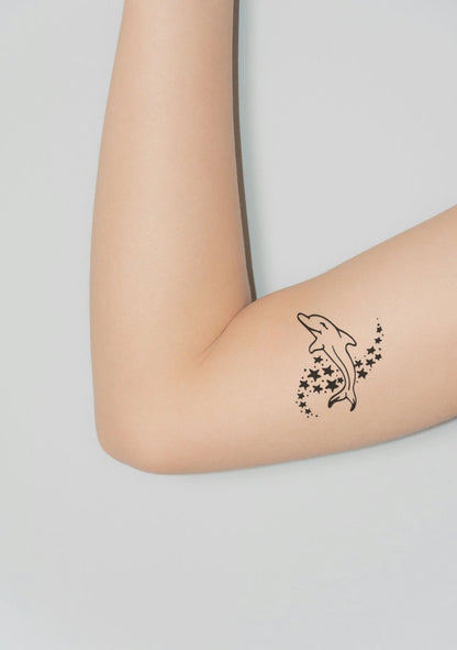 Dolphins & Shark Design Henna Tattoo Set