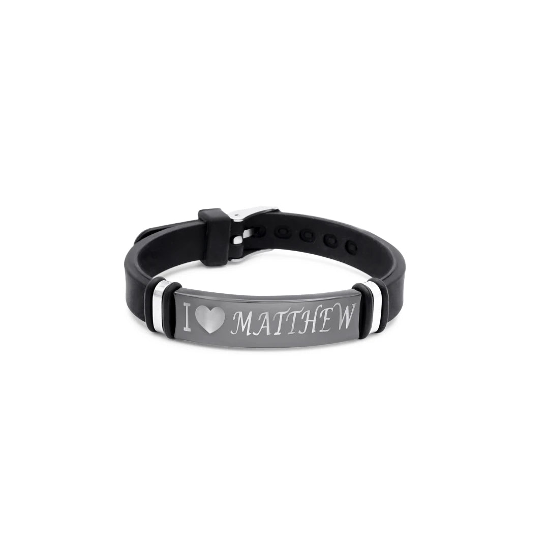 Signature Silicone Strap Bracelet