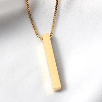 Personalized Quad-Bar Necklace